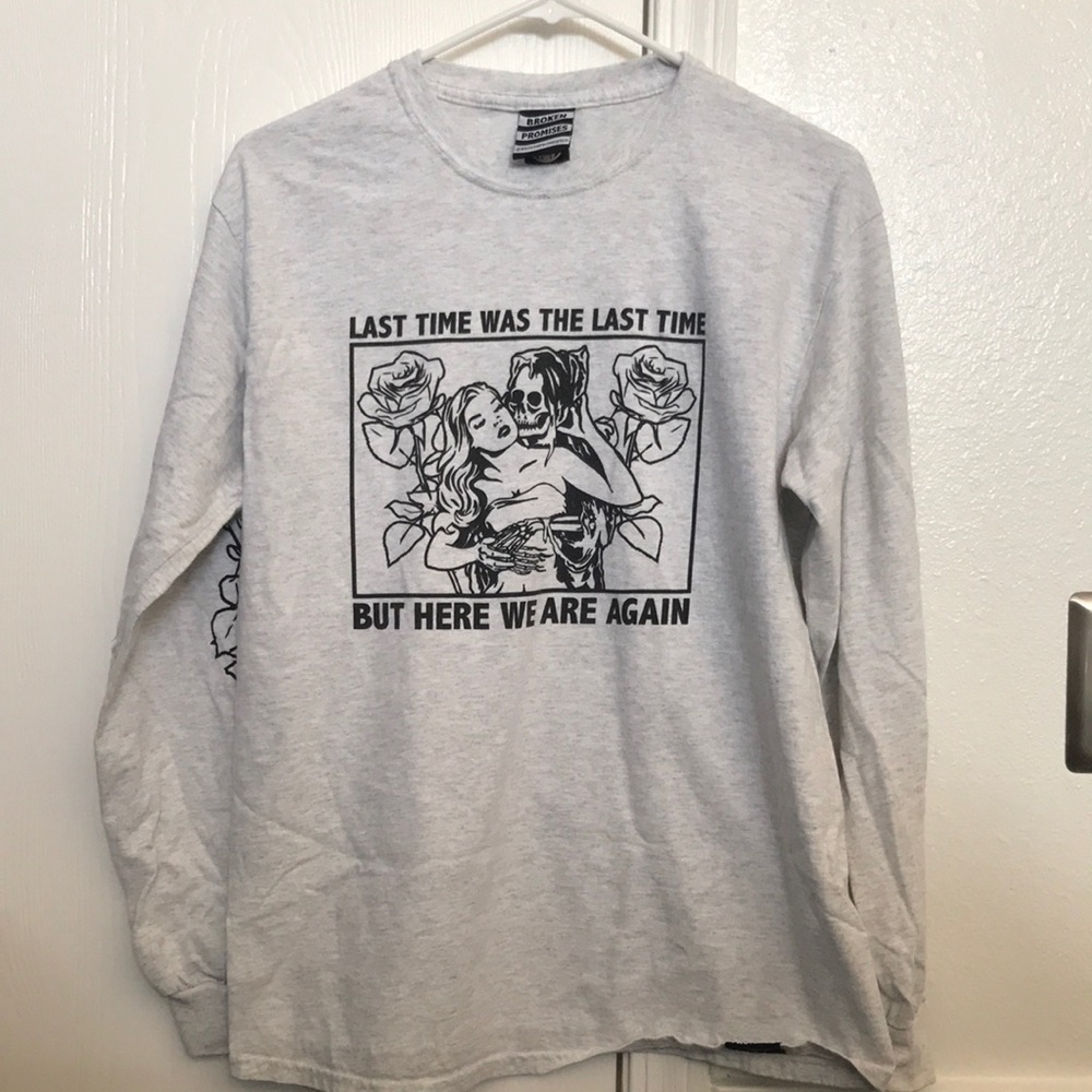 Zumiez broken promises long sleeve shirt. Men’s size US MEDIUM